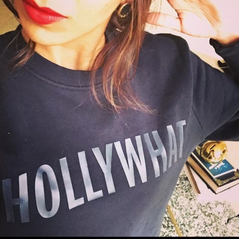 Hollywhat Black pullover sweater SZ XS - Like New